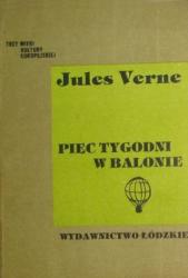 Cover file for 'Pięć tygodni w balonie'